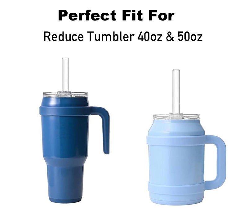 Tazanma Tumbler Lid Replacement Compatible with Reduce 50 oz & 40 oz Tumbler,Accessories for Reduce Tumbler Cup, Leak Proof and Splash Proof Replacement Lid (1, Black) - Image 3