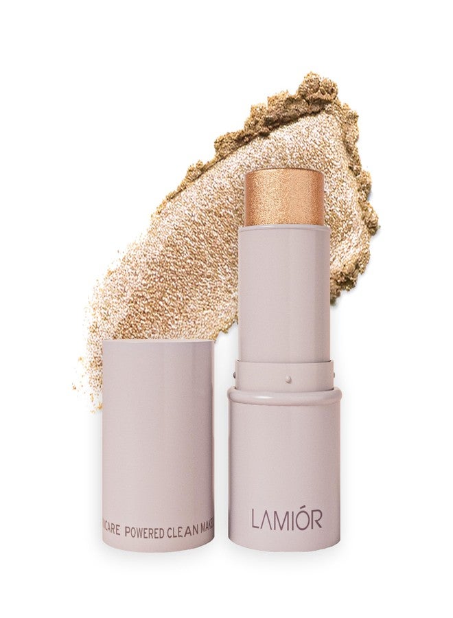 Lamior Bouncy Jelly Glow Stick - Aura | 95% Natural, Hydrating & Long-Lasting Highlighter | Smudge-Resistant, Cooling & Skincare-Infused | Multipurpose for Face, Eyes & Body | Vegan & Cruelty-Free - Image 1