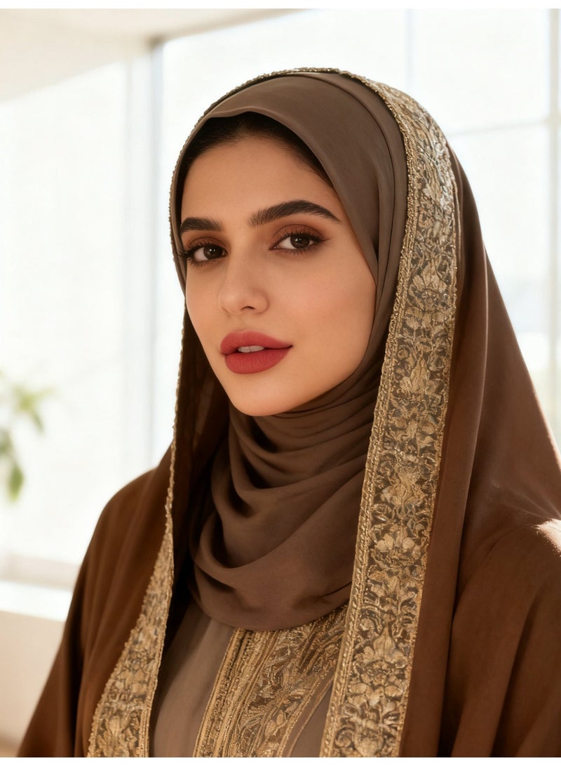 Caramel Frosty Lip Powder Cream, Velvet Matte Finish, Low Saturation, Autumn and Winter Whitening Lip Glaze (2# Cinnamon Peach Milk) - Image 3