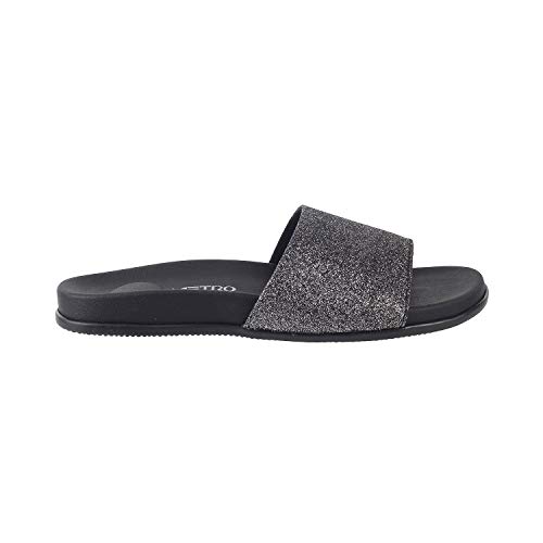 Metro Women's Black Glitter Finish Casual Fashion Slip Ons UK/4 EU/37 (41-3957) - Image 2