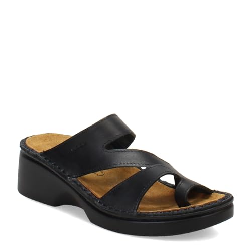 NAOT Women's Rome Sandal Black Matte Leather 11-11.5 M US - Image 1