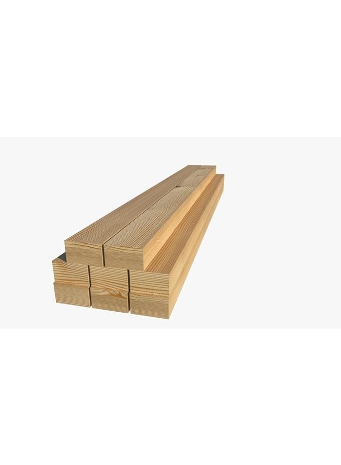 Pack of 8 Solid Natural Pine Wood Planks – Softwood Boards 900 × 30 × 16 mm for Crafting, Painting, Drawing & DIY Projects