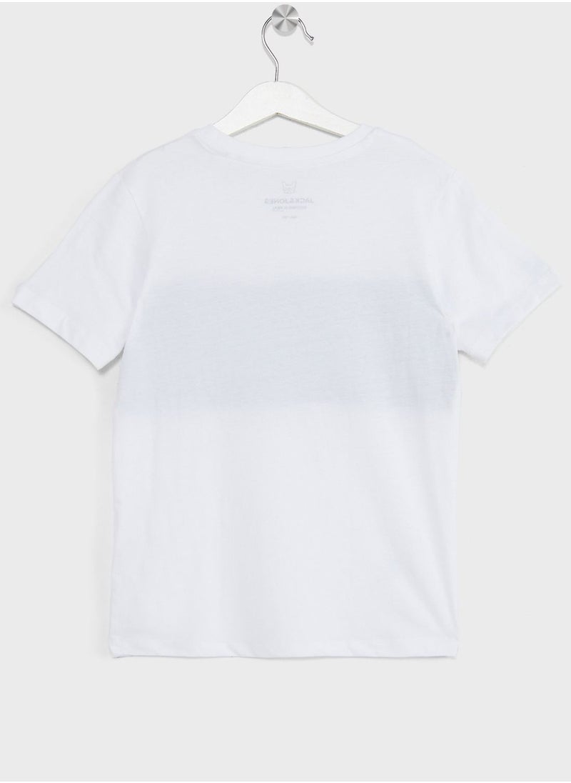 Jack & Jones Junior - Youth Checkd T-Shirt & Sweatpants Set - Image 1