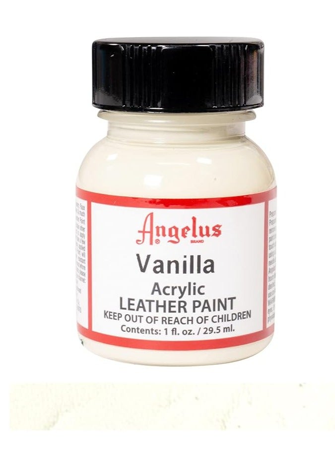 Angelus Acrylic Leather Paint 1oz Vanilla - Image 1