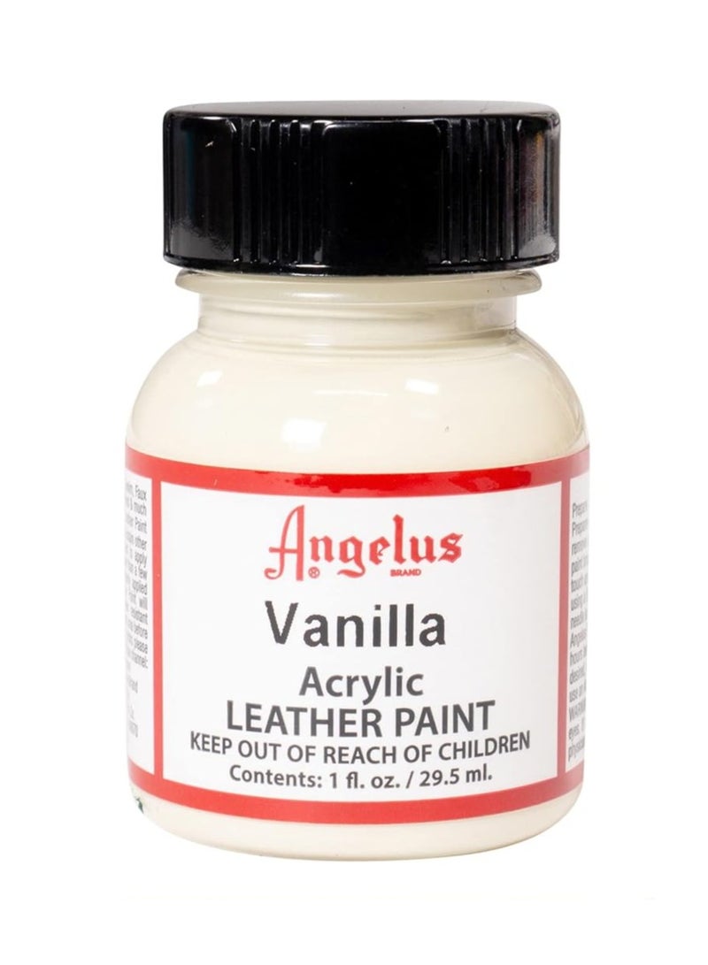 Angelus Acrylic Leather Paint 1oz Vanilla - Image 2