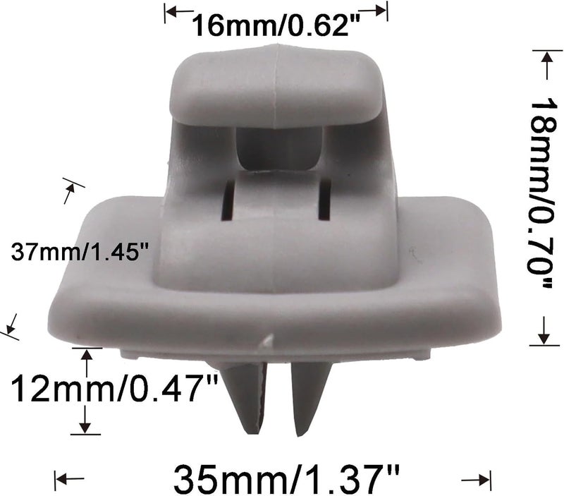 Wivplex 2X Sun Visor Clips for Citroën Vehicles - Image 2