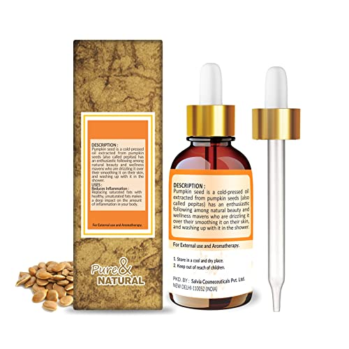 Crysalis Pumpkin Seed (Cucurbita) Oil |100% Pure & Natural Undiluted Essential Oil Organic Standard| Boost Hair Care For Eyelashes, Eyebrows & Hair. |Aromatherapy Oil| 100Ml With Dropper - Image 2