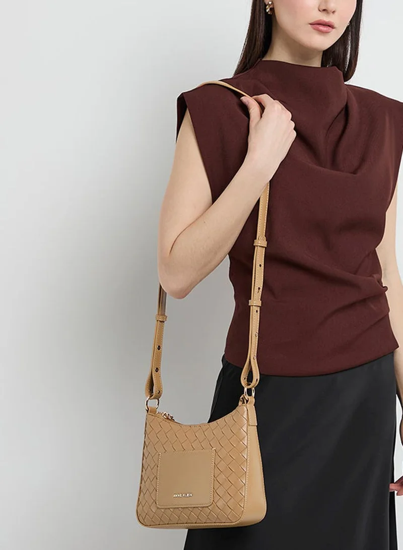 ANNE KLEIN Anne Klein Basket Weave Crossbody Bag