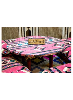 Egypt Antiques Pink tent cloth drum, produced by Egypt Antiques, 100% handmade  - Image 3