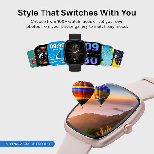 TIMEX iConnect Calling Ace+ 1.83"(4.6 cm) 3D UI Display with Functional Crown and BT Calling Smartwatch for Unisex - TWIXW1501T - Image 5