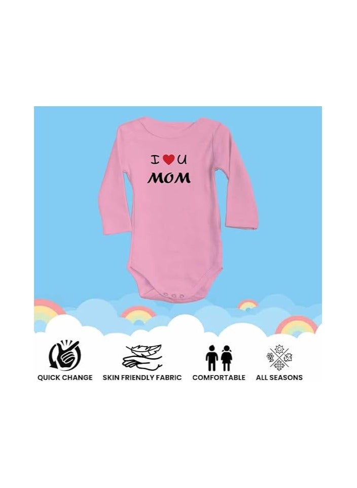 PRINTSHOP4ME Pack Of 2 Baby Romper Mama And Papa Printed-Soft Cotton Long Sleeve Bodysuits For Newborns,Infants And Toddlers-Unisex Baby Onesies For Boys And Girls - Image 5