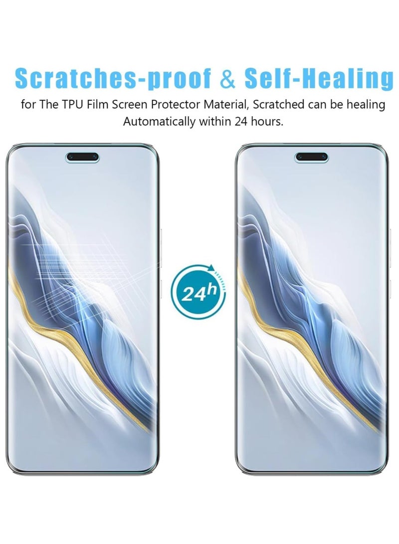 General [2 Pack] Honor Magic 6 Pro Privacy Screen Protector, Anti-Spy Flexible Privacy Screen Protector Anti-Scratch Bubble Free  - Image 5