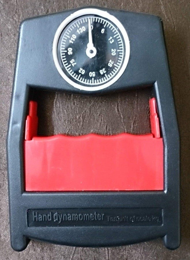 HandyTrendy Dynamo-Meter Hand Grip Strength Measurement Force Gauge, 14.5 x 6.4 x 1.3 cm, Multicolor - Image 1