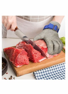 Y&D Cut Resistant Glove Level 9 Cutting Stainless Steel Wire Mesh Metal for Kitchen, Garden, Fishing, Durable Men or Women (XL)  - Image 4