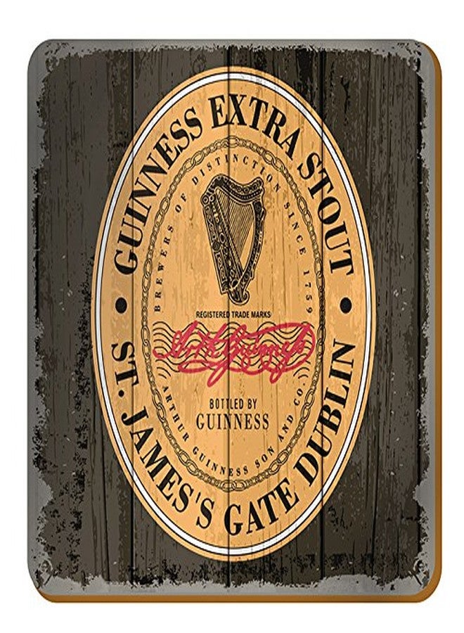 Guinness Label Cork Backed Drinks Coaster (sg)
