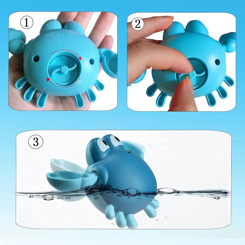 Blockchain cartoon bath toys for children, suitable for infants and toddlers - Image 2