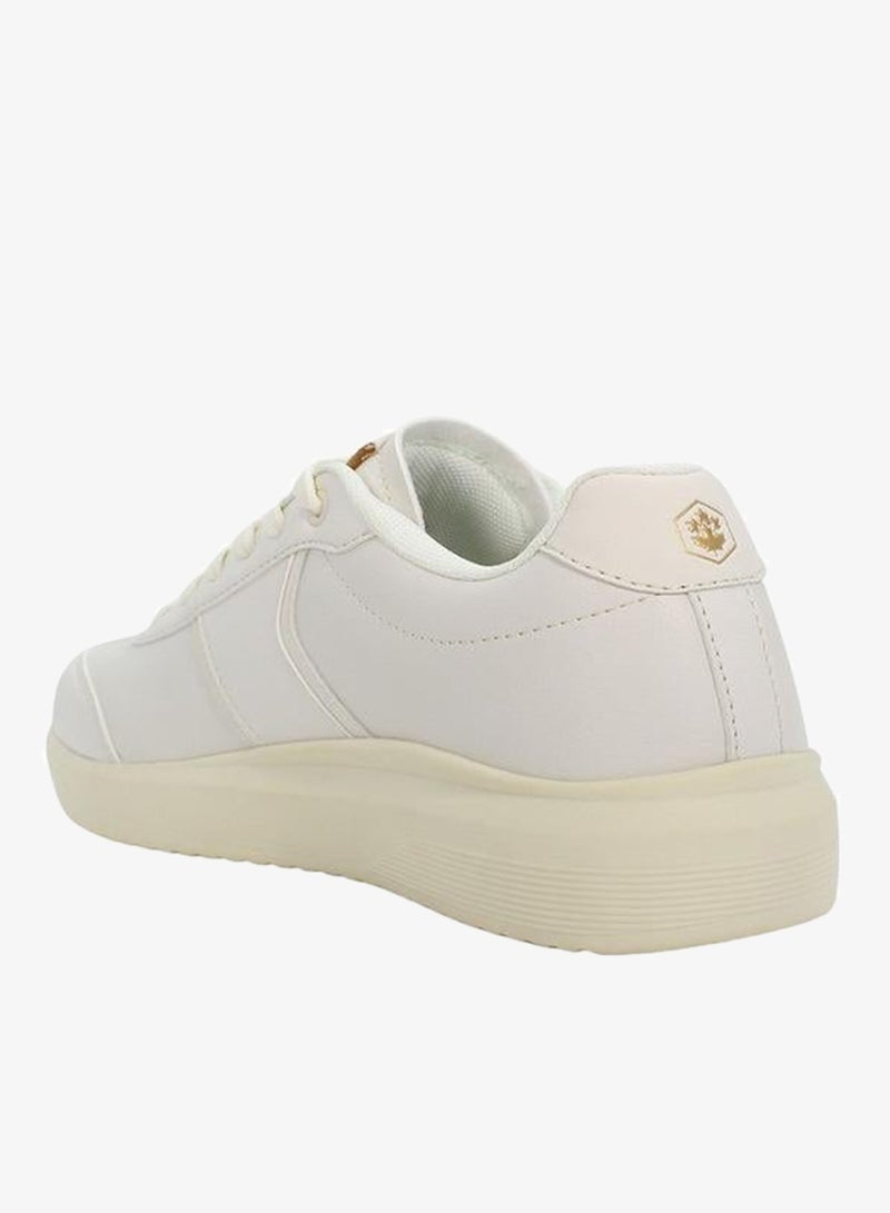 لامبرجاك حذاء رياضي نسائي بنعل أبيض مزين بالدانتيل - Image 3