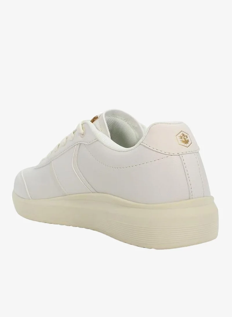 LUMBERJACK CREAM Women FRIDY Panelled Lace-Up Sneakers for Women | Best Price UAE