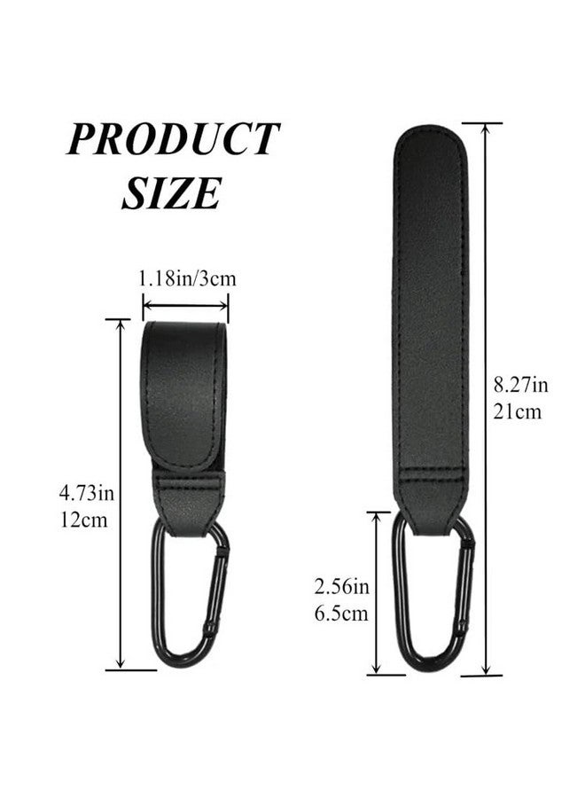 Leechy 4 Pack Stroller Hooks, Adjustable Stroller Clips for Bags Hanging Multipurpose Hooks Free Your Hands for Strollers, Wheelchairs, Shopping, Bicycle - Image 2