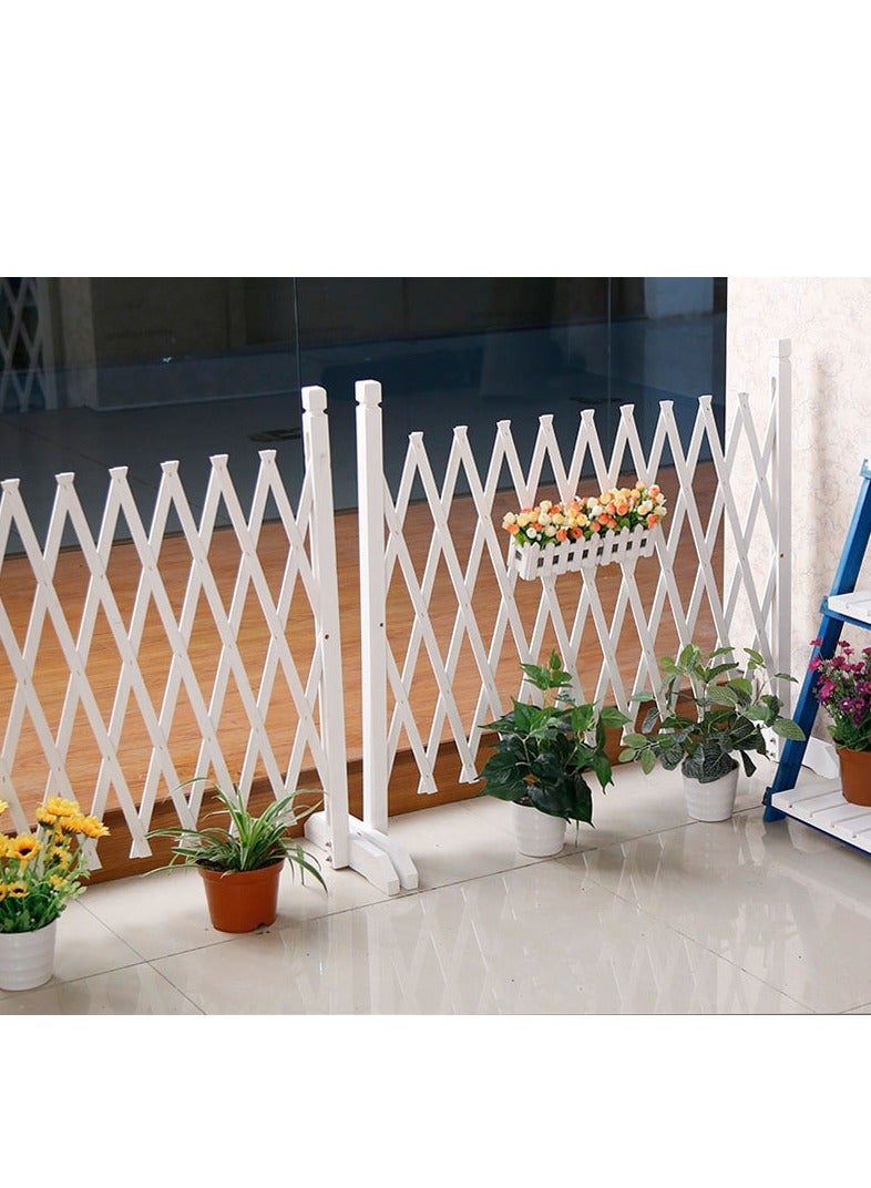 ماركة غير محددة 𝐅𝐅𝐃 سياج خشبي محمول ومتعدد الاستخدامات للمنزل والحديقة، سياج خشبي معلق على الحائط للديكور وإطار تعريشة نباتية  - Image 5