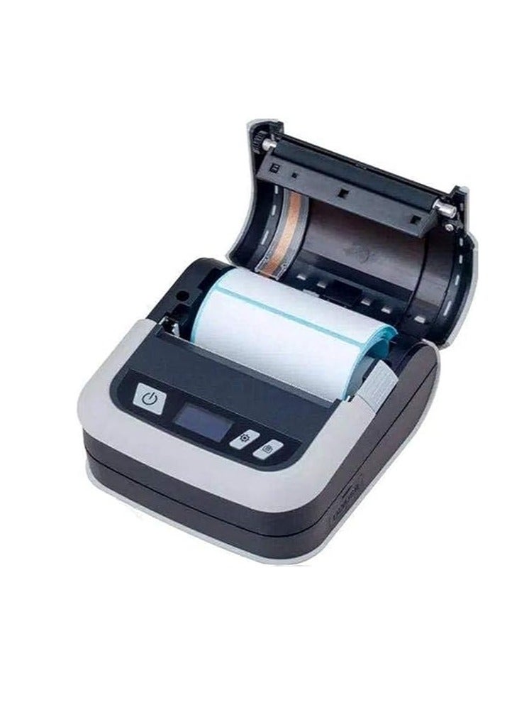 Xprinter Xp-P323B 80m Portable Thermal Receipt Printer with Barcode Printing, Grey, Monochrome  - Image 1