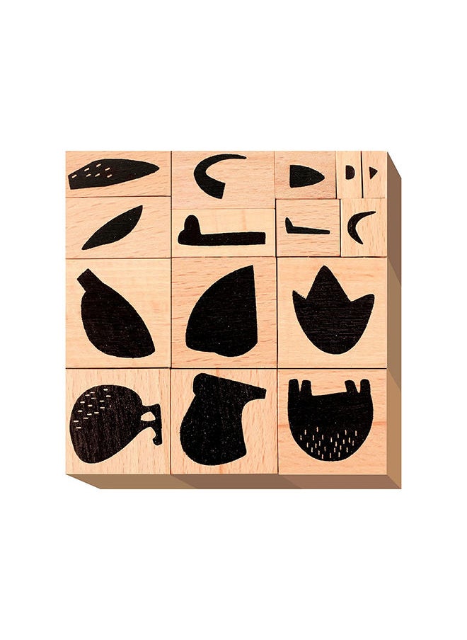 Avenir Stamp and Match Create Dinosaurs Craft Imaginative Dinosaurs With 15 Wooden Stamps, Spark Imagination & Cognitive Development Exciting Craft Kit for Kids 3+  - Image 4