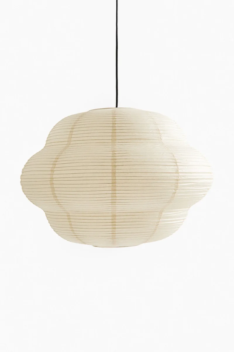 اتش اند ام مصباح معلق من ورق الأرز