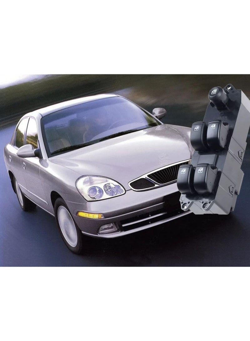 مفتاح تحكم في النوافذ الكهربائية لسيارة نوبيرا، 4 أزرار مع وظيفة القفل، لوحة مفتاح رئيسية - Image 1