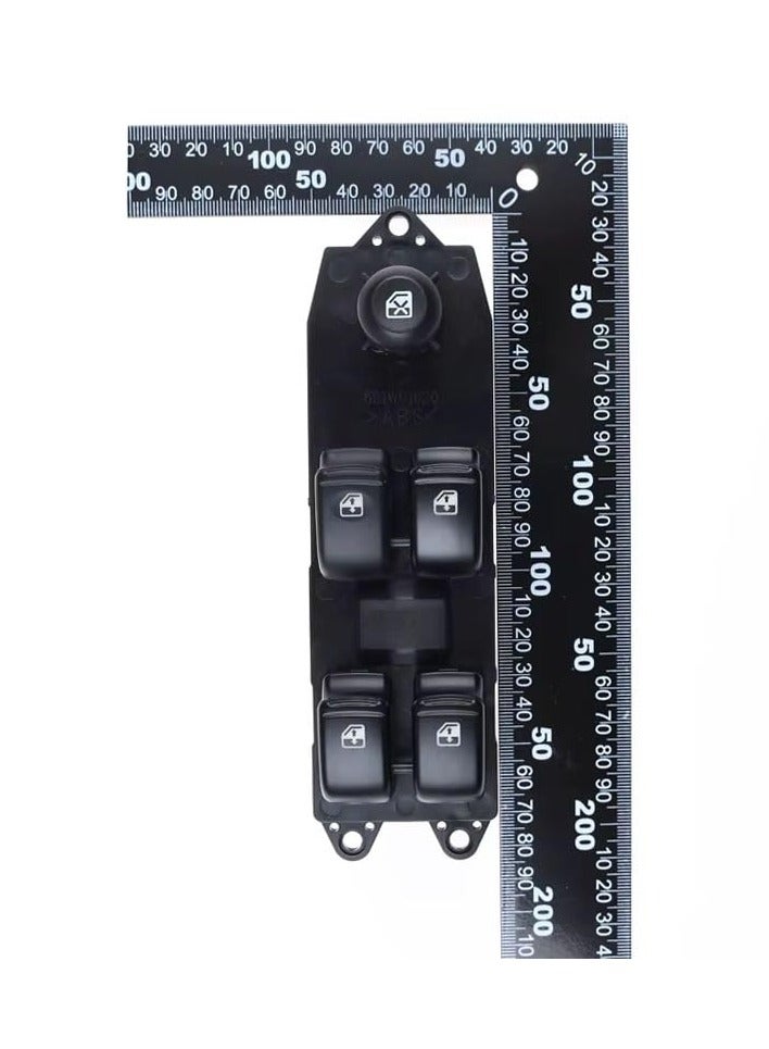 مفتاح تحكم في النوافذ الكهربائية لسيارة نوبيرا، 4 أزرار مع وظيفة القفل، لوحة مفتاح رئيسية - Image 2