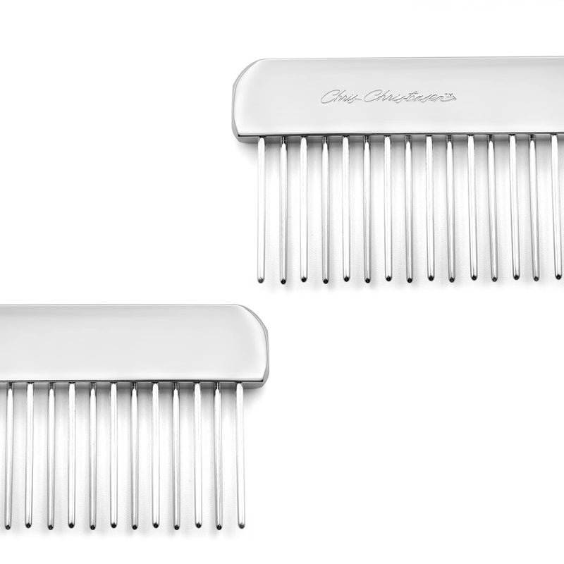 Chris Christensen NTS Staggered 1 1/4 Tooth Buttercomb 6" Spine #011 - Image 2