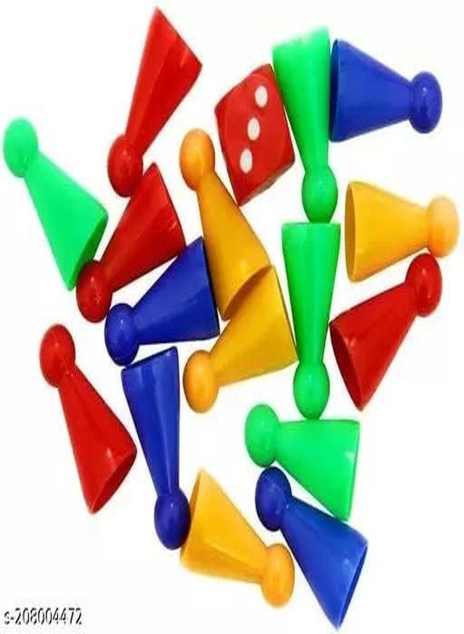 XoKo Combo Ludo + Snake & Ladders 2 in 1 Board Game One Set Ludo Coins + Dice Party & Fun Game Board Game Strategy & War Games Board Game Travelling Game Gift Item, Little Kid - Image 2