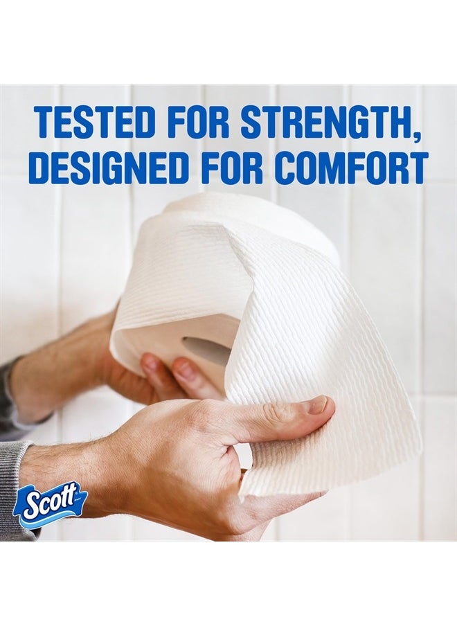 Scott - ComfortPlus Toilet Paper, 36 Mega Rolls (2 Packs of 18), 425 Sheets per Roll, Septic-Safe, 1-Ply Toilet Tissue - Image 1
