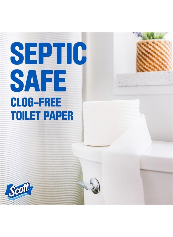 Scott - ComfortPlus Toilet Paper, 36 Mega Rolls (2 Packs of 18), 425 Sheets per Roll, Septic-Safe, 1-Ply Toilet Tissue - Image 1