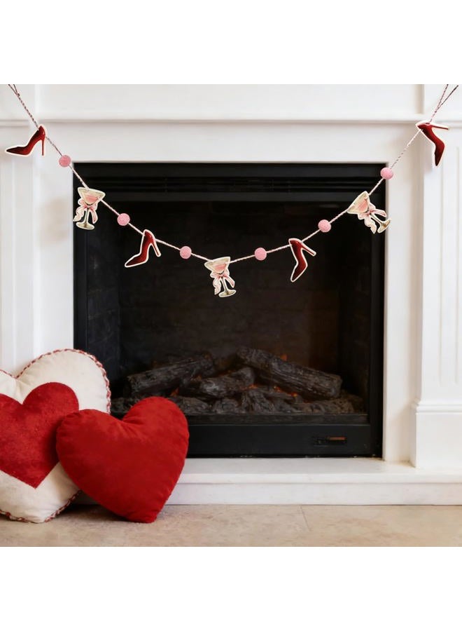SYNCVIBE Seasonal Decor Garland Banner Decorations (Valentine) - Image 1