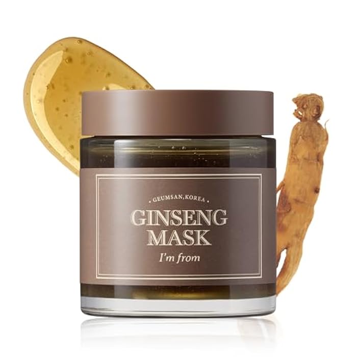 I'm from] Ginseng Mask, detox, elasticity, prevent fine lines, 3.97% ginseng extract, 120g, 4.23oz - Image 1