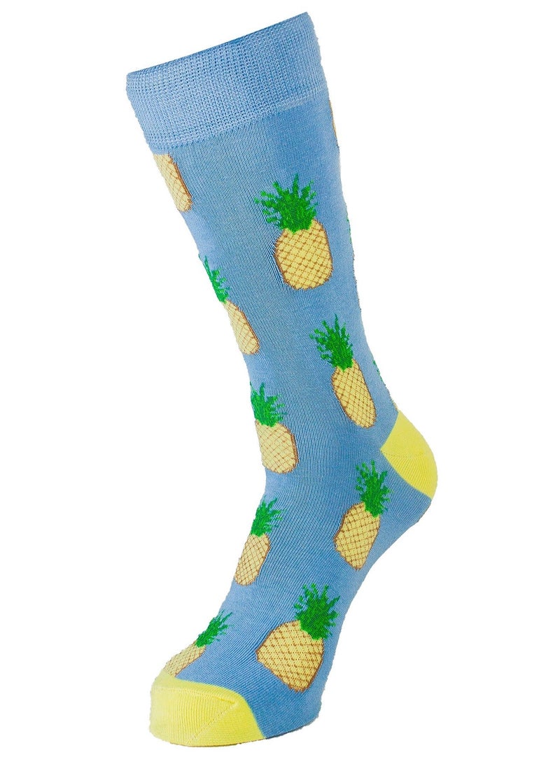 SAM SOCKS Women Set Of 3 Long Fruit Pattern 2 Sock Multi Color - Image 3