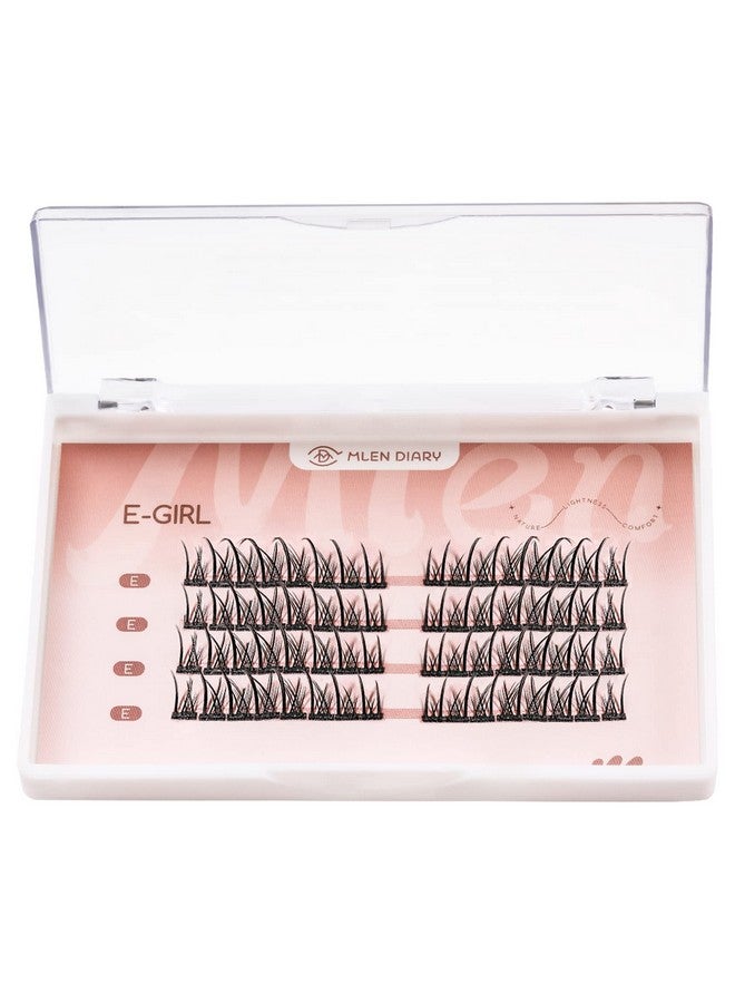 MLEN DIARY Individual Lashes Cluster Eyelash Extensions Long Volume False Lashes Wisps Lashes 0.07Mm Soft Diy False Eyelashes Extension Premade Fans No Glue - Image 1