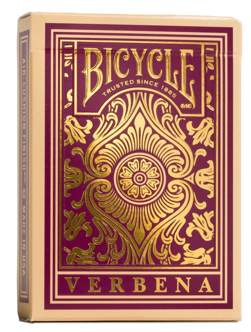 Bicycle Verbena Floral Premium Playing Cards, Gold Foil, 1 Deck - Image 1