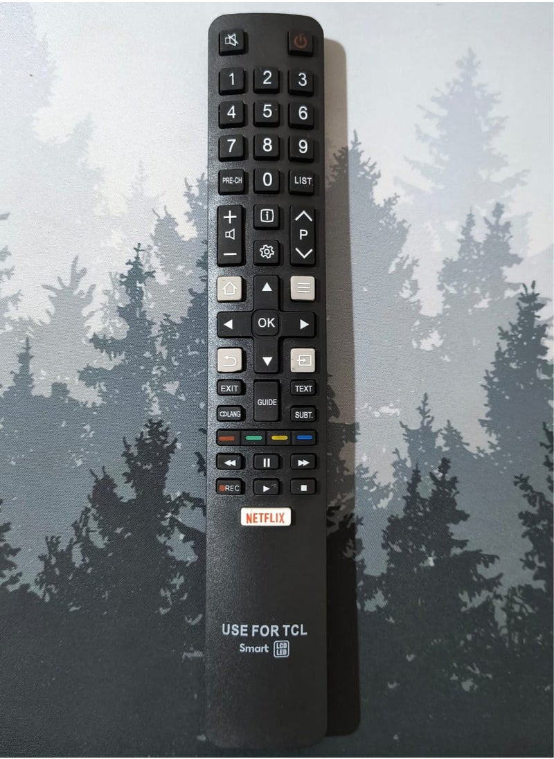 جهاز تحكم عن بعد بديل لتلفزيون Tcl الذكي Lcd مع زر مفتاح Netflix الذكي  - Image 1