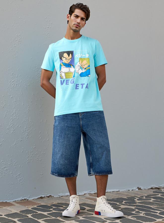 SP Characters Print Crew Neck T Shirt - Image 2
