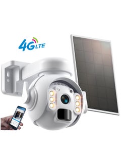 Generic 4G GSM LTE Solar Camera PTZ with Battery Outdoor CCTV Cloud ...