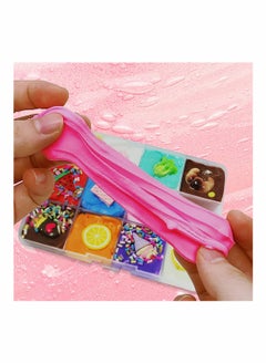 KASTWAVE Butter Slime Kit, 12 Squares with Fruit Slime, Vegetable Slime, Bread Slime, Dessert Slime ​Stretchy and Non-Sticky, Super Soft DIY Surprise Slime, Birthday Gifts for Girl and Boys  - Image 3