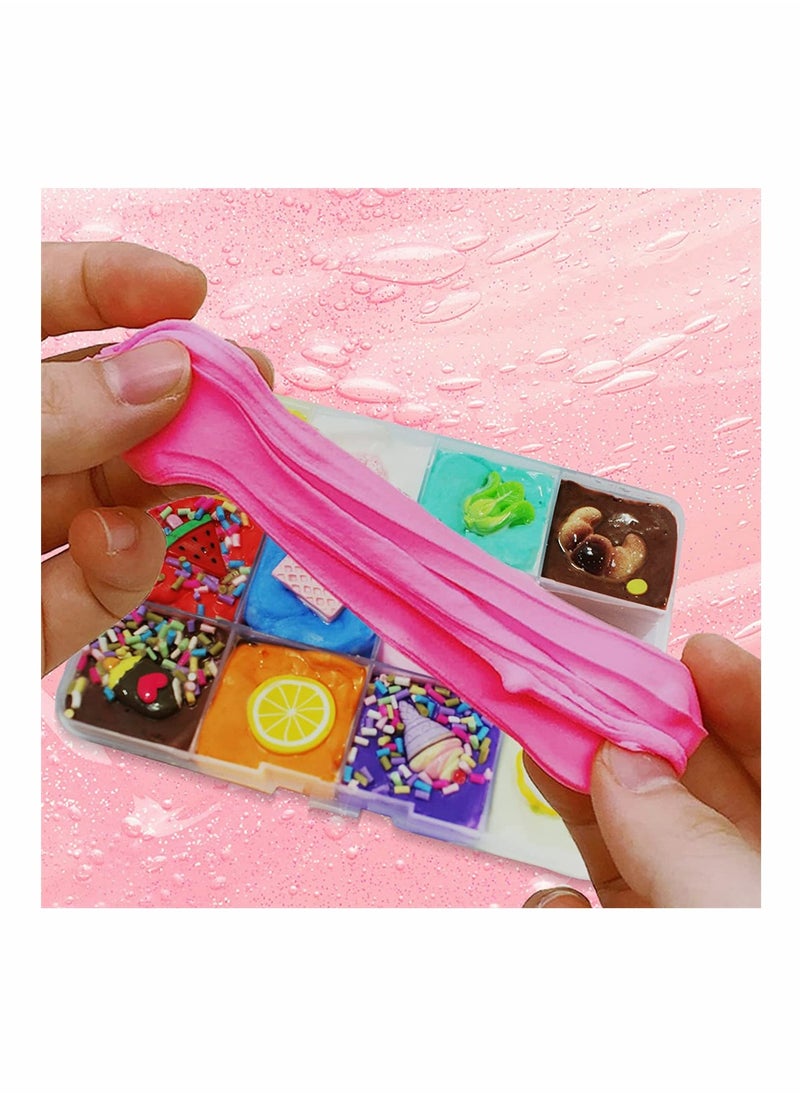 KASTWAVE Butter Slime Kit, 12 Squares with Fruit Slime, Vegetable Slime, Bread Slime, Dessert Slime ​Stretchy and Non-Sticky, Super Soft DIY Surprise Slime, Birthday Gifts for Girl and Boys  - Image 3