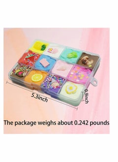 KASTWAVE Butter Slime Kit, 12 Squares with Fruit Slime, Vegetable Slime, Bread Slime, Dessert Slime ​Stretchy and Non-Sticky, Super Soft DIY Surprise Slime, Birthday Gifts for Girl and Boys  - Image 2