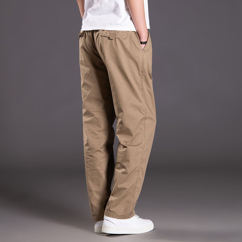Trendy Fatty Pants Men'S Plus Size Casual Pants Plus Fat Loose Straight-Leg Pants Men'S Sports Pants For Fatty Overalls - Image 3