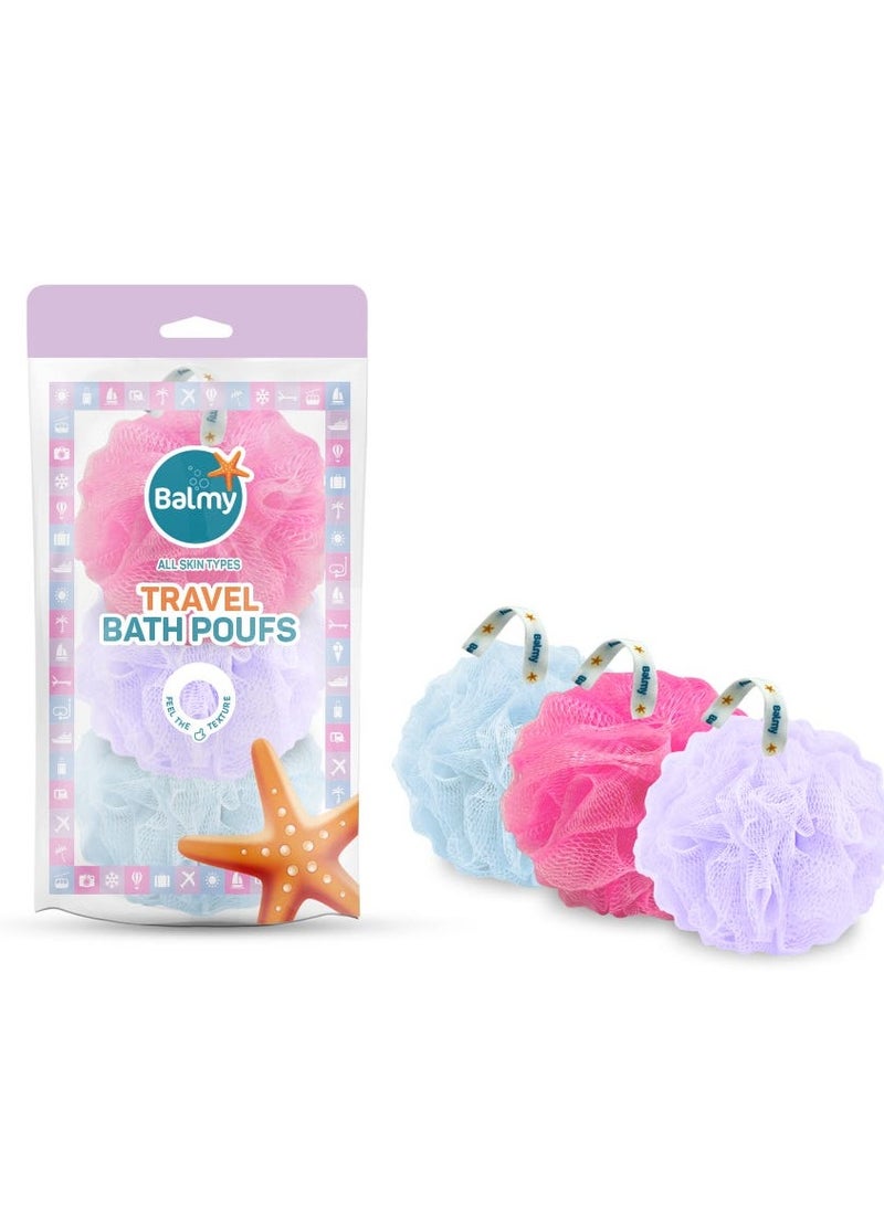Balmy Travel Bath  Pouf Set (3 Poufs) - Image 2
