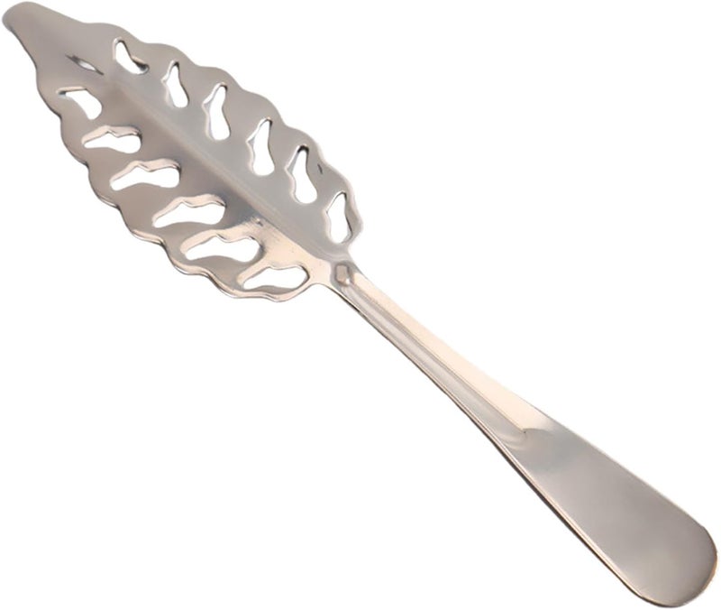 304 Steel Multipurpose Sugar Syrup Filter Spoon Long Handle Coffee Cocktail Accessories Dishwasher Safe Non Rust Strainer - Image 1