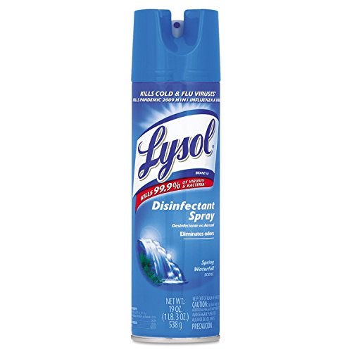 Lysol Disinfectant Spray, Sanitizing and Antibacterial Spray, For Disinfecting and Deodorizing, Spring Waterfall, 19 fl oz - Image 2