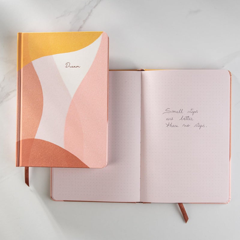 DIVERSEBEE Hardcover Dotted Journal Notebook, Medium A5 (5.8 x 8.3 inches), 192 Pages, Thick Paper, Aesthetic Journals for Writing, Office School Bible Journaling Supplies, Bible Accessories - Image 2