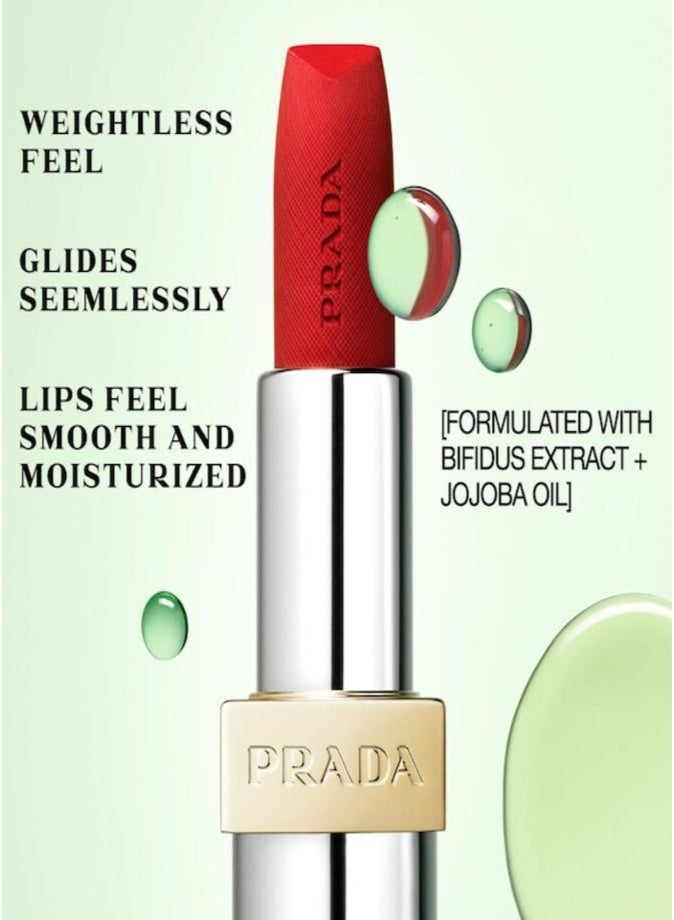 Prada Monochrome Hyper Matte Refillable Lipstick 3.9g  B13 | Long-Wear Velvet Matte Lipstick - Image 5